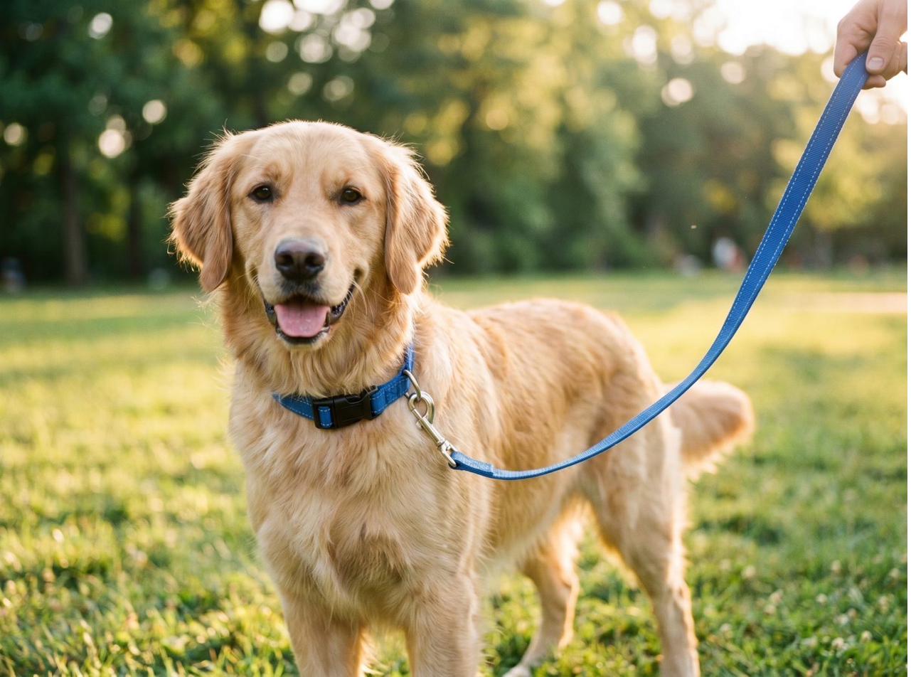 Plain webbing dog leash
